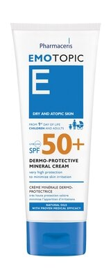 Крем для обличчя та тіла Pharmaceris Е Emotopic SPF50+ дермазахисний мінеральний, 75 мл
