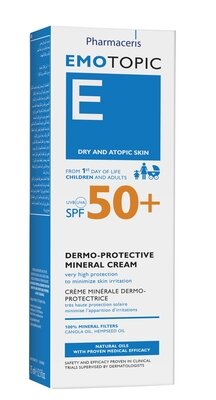 Крем для обличчя та тіла Pharmaceris Е Emotopic SPF50+ дермазахисний мінеральний, 75 мл