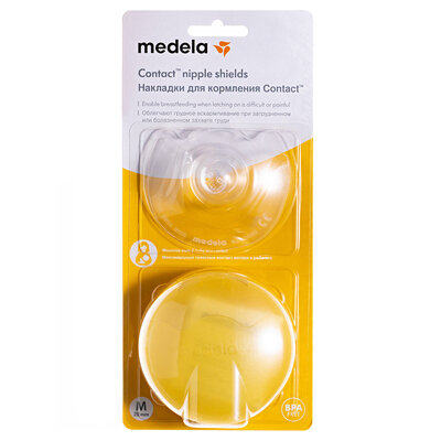 Накладки на соски Medela Contact Nipple Shield для годування розмір M, 2 шт