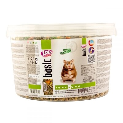 Корм повнораціонний Lolo Pets для хом'яків, 2 кг