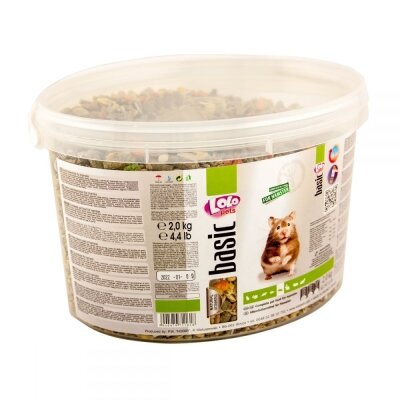 Корм повнораціонний Lolo Pets для хом'яків, 2 кг