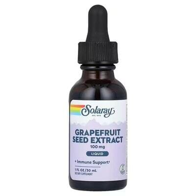 Екстракт насіння грейпфрута Solaray Grapefruit Seed Extract 100 мг, 30 мл