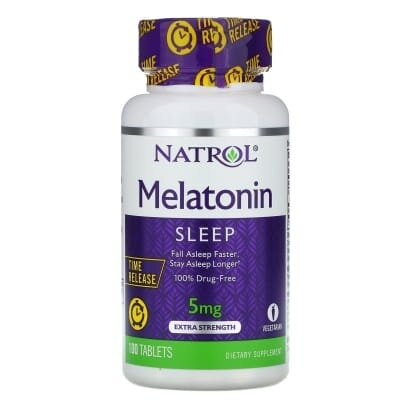 Мелатонін Natrol Melatonin Time Release 5 мг, 100 таблеток
