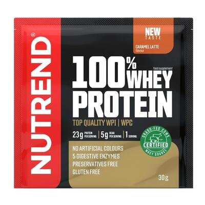 Протеїн Nutrend 100% Whey Protein карамель-латте, 30 г