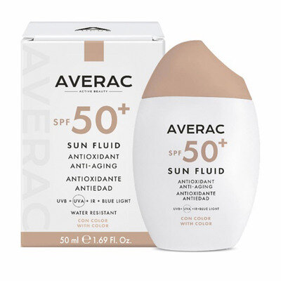 Флюїд сонцезахисний Averac Sun Fluid SPF 50+ Ulrtalight тонуючий, 50 мл