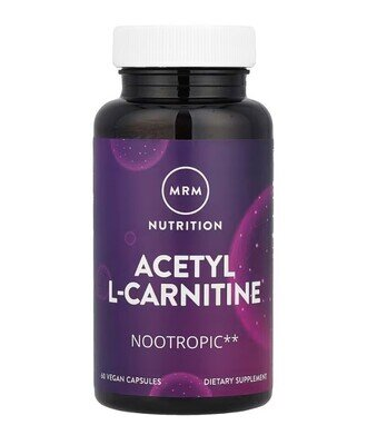 Ацетил L-карнитин MRM Nutrition Acetyl L-Carnitine веганські капсули №60