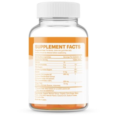 Куркума та імбир Apnas Natural пастилки жувальні №30