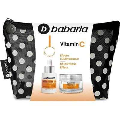 Набір Babaria Вітамін C (крем 50 мл + сироватка 30 мл + косметичка)