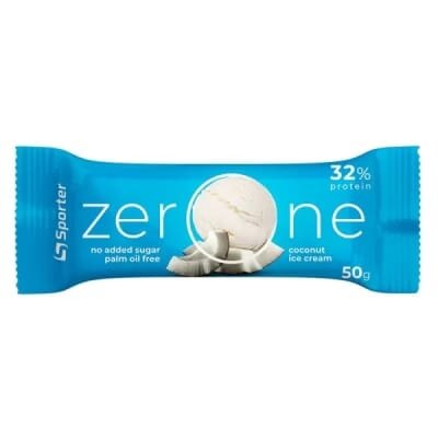 Батончик протеїновий Sporter Zero One coconut ice cream, 50 г