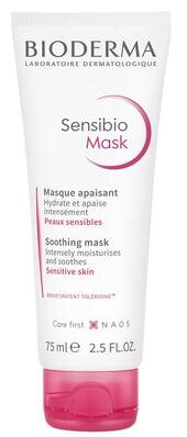 Маска Bioderma Sensibio зволожуюча для обличчя, для чутливої шкіри, 75 мл
