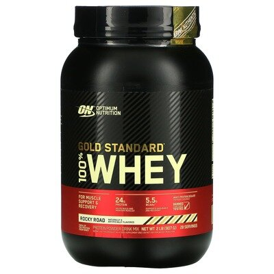 Протеїн Optimum Nutrition Gold Standard 100% Whey, шоколад-фундук, 908 г
