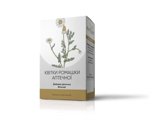 Фіточай Phytosvit квітки Ромашки аптечної, 40 г