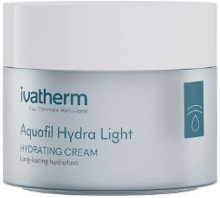 Крем для обличчя Ivatherm Aquafil Hydra Light зволожуючий для чутливої шкіри нормального та комбінованого типу, 50 мл