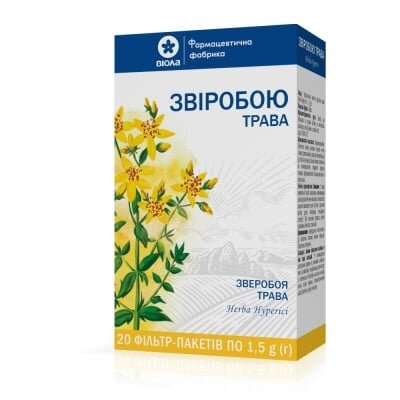 Звіробою трава по 1.5 г №20 у філ.-пак.