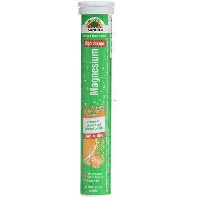 Вітаміни Sunlife Magnesium + B-Komplex Brausetabletten таблетки шипучі №17