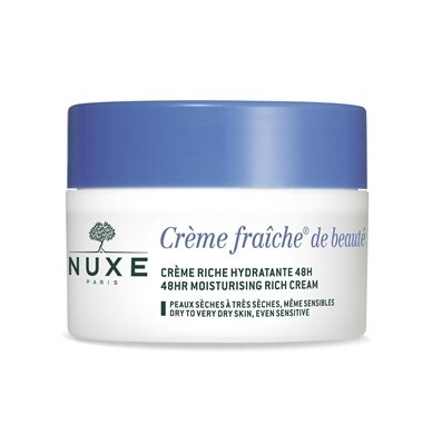Крем для обличчя Nuxe Cream Fraiche 48H насичений зволожуючий для сухої та дуже сухої шкіри, 50 мл