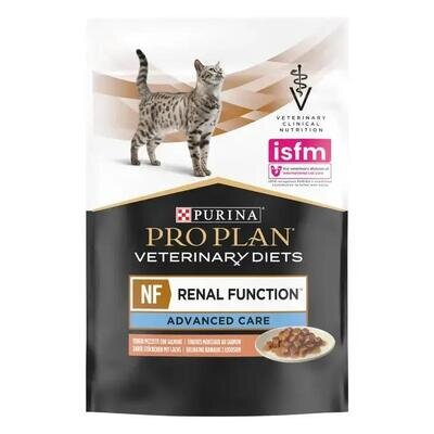 Корм вологий для дорослих кішок Purina Pro Plan Veterinary Diets NF Renal Function Advanced Care при хворобах нирок, з лососем, 85 г