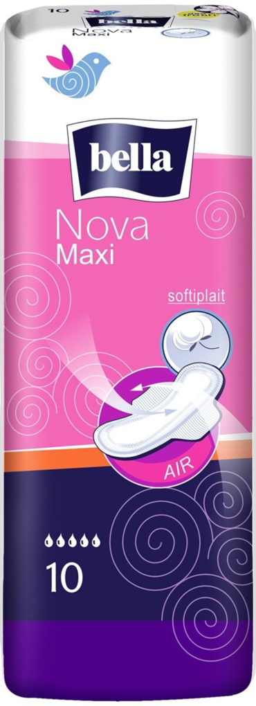 Прокладки гігієнічні Bella Nova Maxi Softiplait, 10 шт