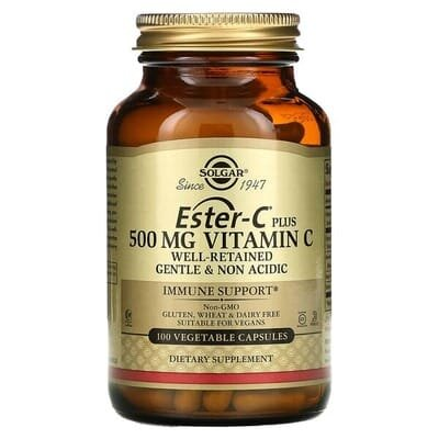 Вітамін С Solgar Ester-C Plus 500 мг Vitamin C вег. капсули №100