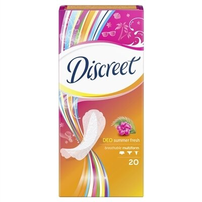 Прокладки щоденні Discreet Deo Summer Fresh Multiform, 20 штук