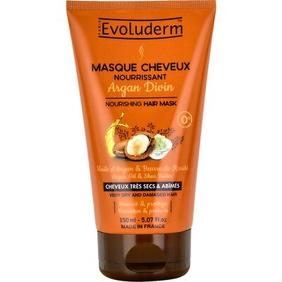 Маска Evoluderm для сухого та пошкодженого волосся живильна з аргановою олією, 150 мл
