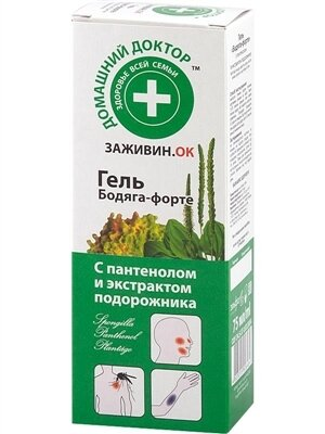 Гель для тіла Домашній Доктор Бодяга-форте, 75 мл