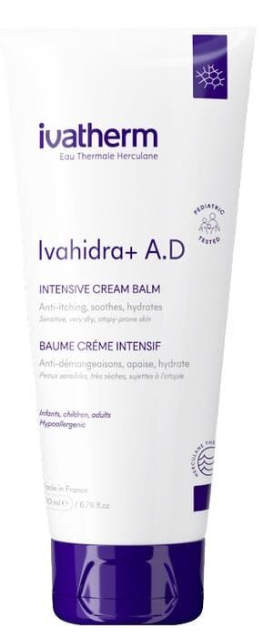 Бальзам Ivatherm Ivahidra+ A.D інтенсивний для відновлення ліпідів, 200 мл