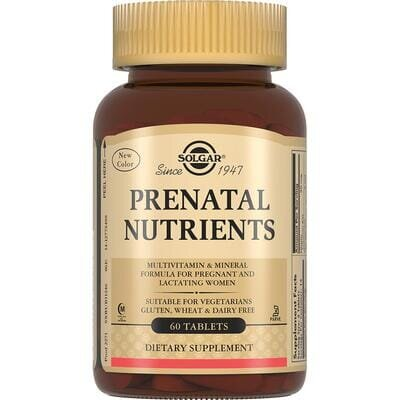 Вітаміни для вагітних Solgar Prenatal Nutrients таблетки №60