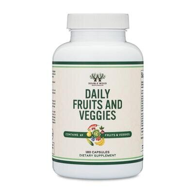 Щоденні фрукти й овочі Double Wood Daily Fruits and Veggies, 180 капсул