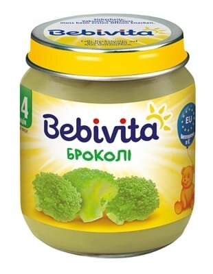 Пюре овочеве Bebivita Брокколі, 125 г