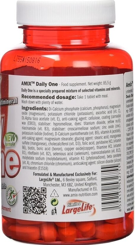 Комплекс вітамінів та мінералів Amix Nutrition Daily One, 60 таблеток