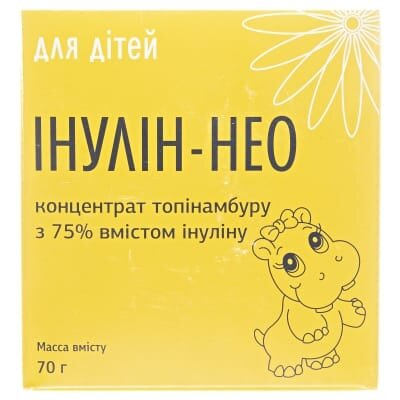Інулін-НЕО порошок д/перор. заст. для діт. по 70 г у бан.