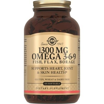 Омега 3-6-9 Solgar Omega 3-6-9 1300 мг м'які капсули №60
