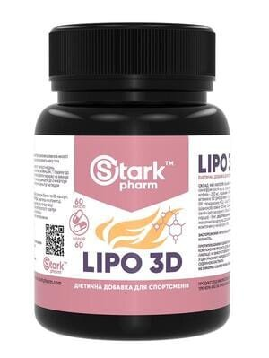Жироспалювач проблемних зон Stark Pharm Lipo 3D, 60 капсул