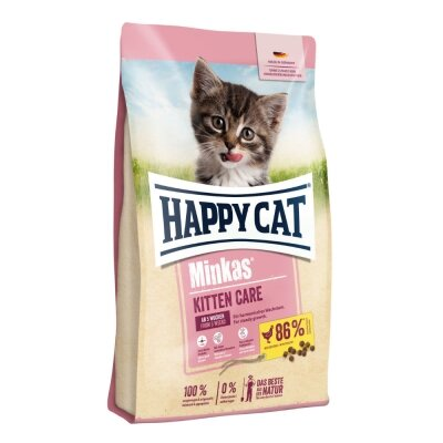 Корм сухий Happy Cat Minkas Kitten Care Cat Food для кошенят до 6 місяців, з куркою, 1,5 кг