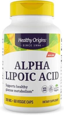 Альфа-ліпоєва кислота Healthy Origins Alpha Lipoic Acid 300 мг, 60 капсул