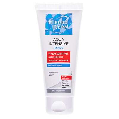 Крем для рук Hirudo Derm Extra Dry Aqua Intensive інтенсивно зволожуючий, 60 мл
