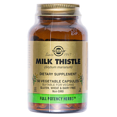Розторопша плямиста Solgar Milk Thistle вег. капсули №50