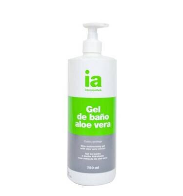 Гель для душу Interapothek Aloe Vera освіжаючий з екстрактом алое вера, з дозатором, 750 мл