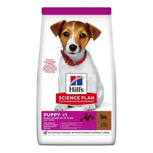 Корм сухий Hill's Science Plan Puppy Small & Miniature для цуценят дрібних порід, з ягням, 300 г