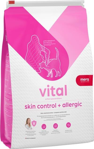 Корм сухий Mera MVH Skin Control + Allergic для котів при дерматозі та надмірному випадінні шерсті, 750 г