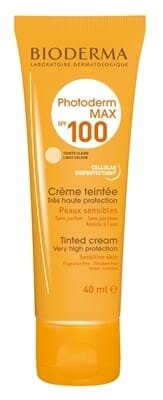 Крем сонцезахисний Bioderma Photoderm МАХ для обличчя з тональним ефектом світлий, SPF100, 40 мл