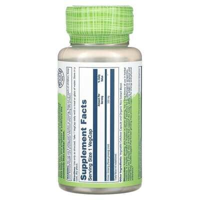 Женьшень корейський Solaray Korean Ginseng Root 550 мг, 50 веганських капсул