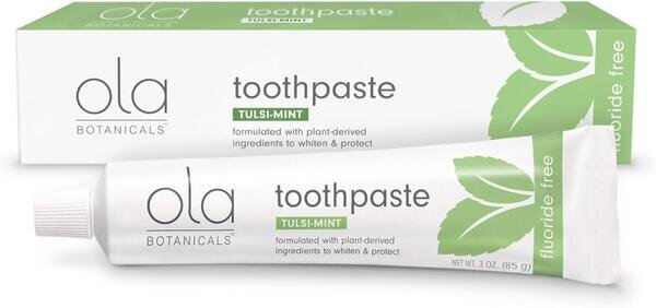 Зубна паста Dr. Mercola Toothpaste with Tulsi освіжаюча без фториду м'ятна, 85 г