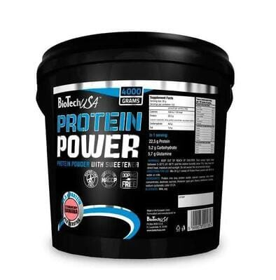 Протеїн Biotech Protein Power strawberry-banana, 4 кг