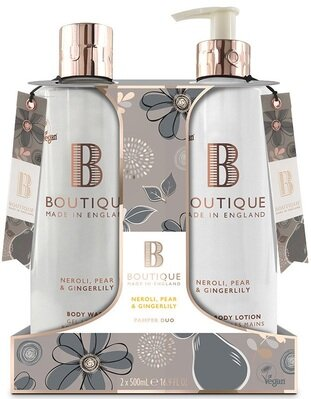 Набір для тіла Boutique Neroli, Pear & Gingerlily Duo (Гель для душу 500 мл + Лосьйон для тіла 500 мл)