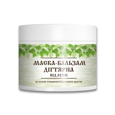 Маска-бальзам Enjee Дігтярна від лупи для шкіри голови і волосся, 300 мл