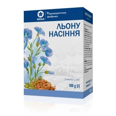 Льону насіння по 100 г у пач. з внут. пак.