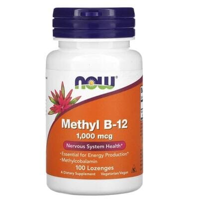 Метил В-12 NOW Methyl B-12 1000 мкг льодяники №100