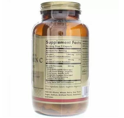 Вітамін С Solgar Ester-C Plus 1000 мг with Citrus Bioflavonoids капсули №50